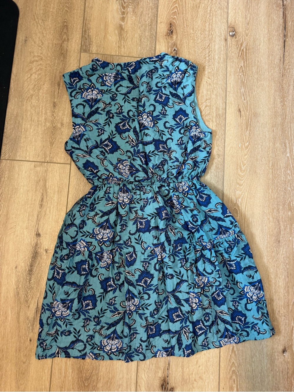 Evereve Women’s Georgia Mini Dress Teal multi Size Small - Picture 6 of 9